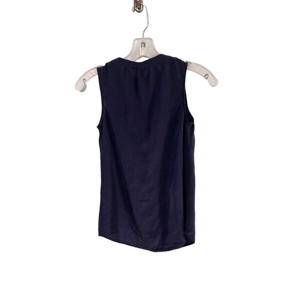 Lilly Pulitzer Gray 100% Silk Tank Top Size XXS - Picture 2 of 4